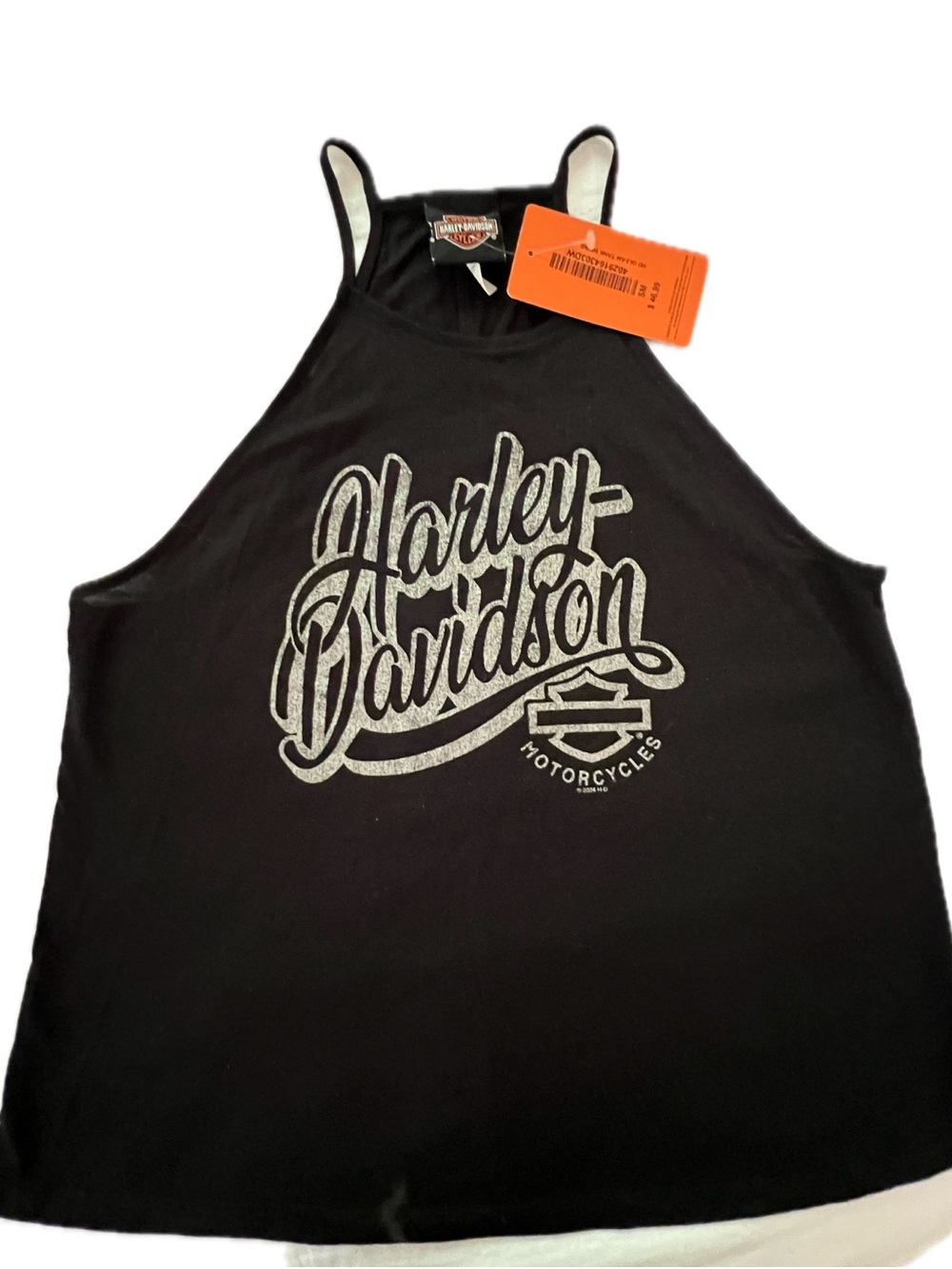 NWT Harley-Davidson Deadwood Black Gleam Tank Top ~ Women’s Small